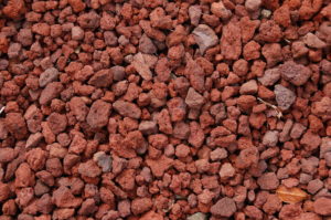 red lava cinders for aquaponics